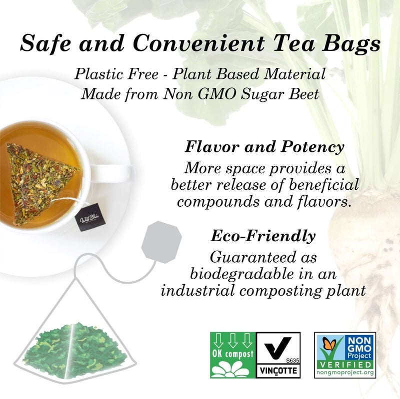 Wild Bliss Organic St. John's Wort Tea - Caffeine Free Herbal Supplement - 20 Tea Bags - Image 4